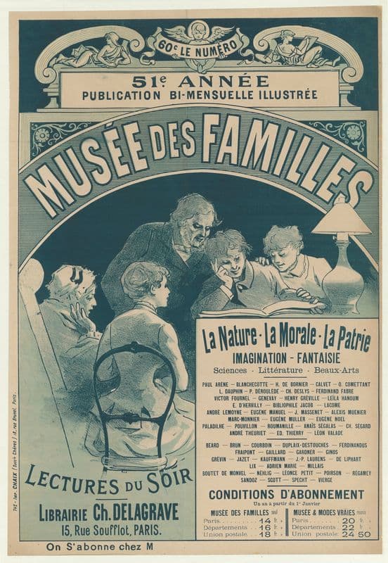 Musée des Familles as a canvas print