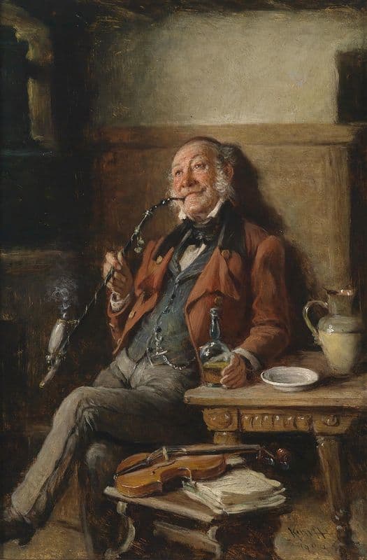 Mußestunde as a canvas print