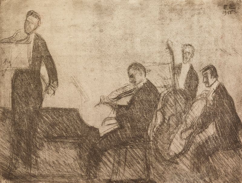 Music as a canvas print