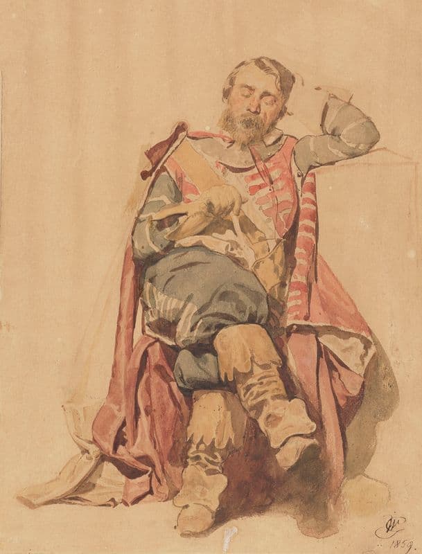 Musketeer as a canvas print