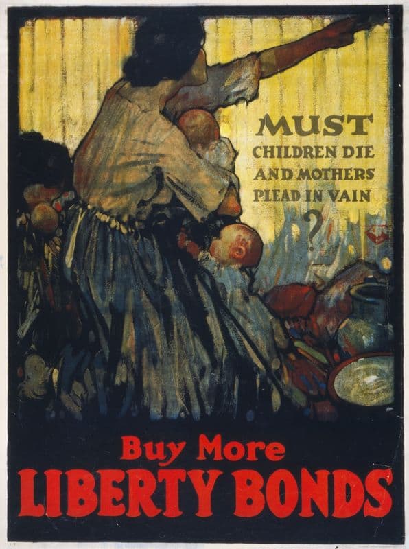 Must children die and mothers plead in vain as a canvas print