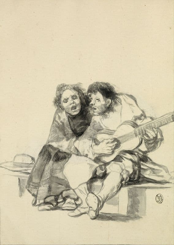 Muy accordes (They’re very much in harmony) (1816-1820) as a canvas print