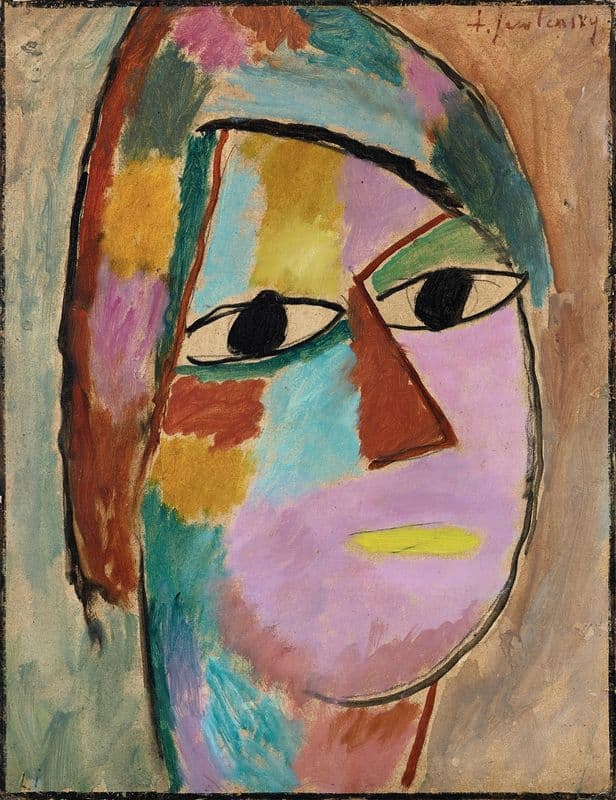 Mystical head as a canvas print
