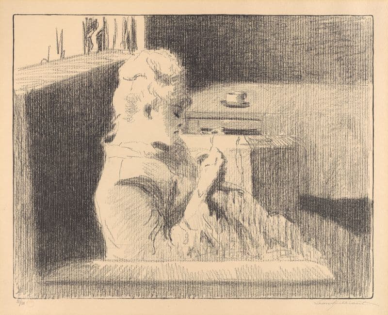 Naaister (1917-1918) as a canvas print