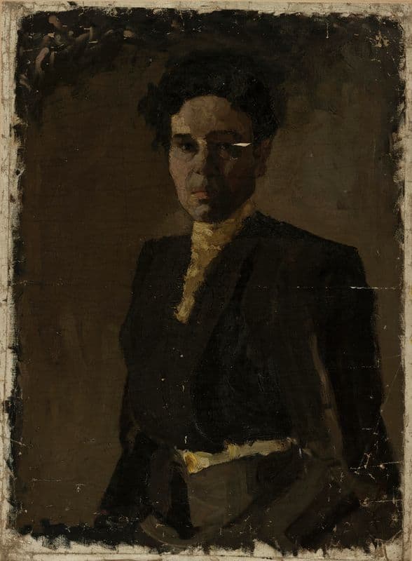 Naine tumedas kleidis (between 1906 and 1908) as a canvas print