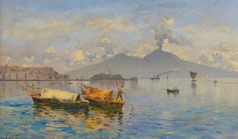 Naples as a canvas print