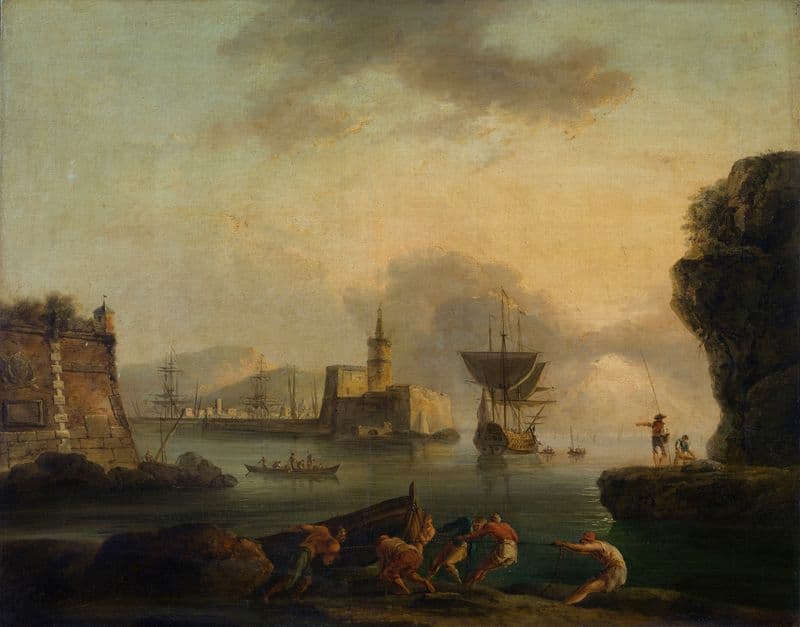 Naples (1734-1740) as a canvas print