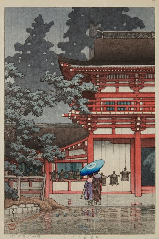 Nara Kasuga jinja (Kasuga Shrine, Nara) as a canvas print