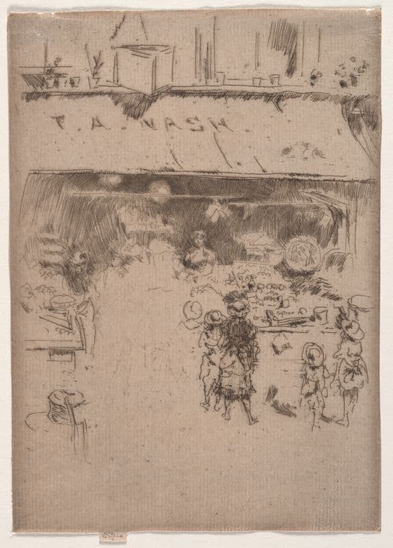Nash’s Fruit Shop as a canvas print