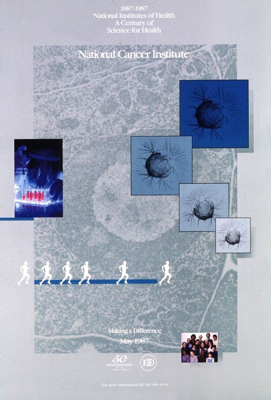 National Cancer Institute; making a difference as a canvas print