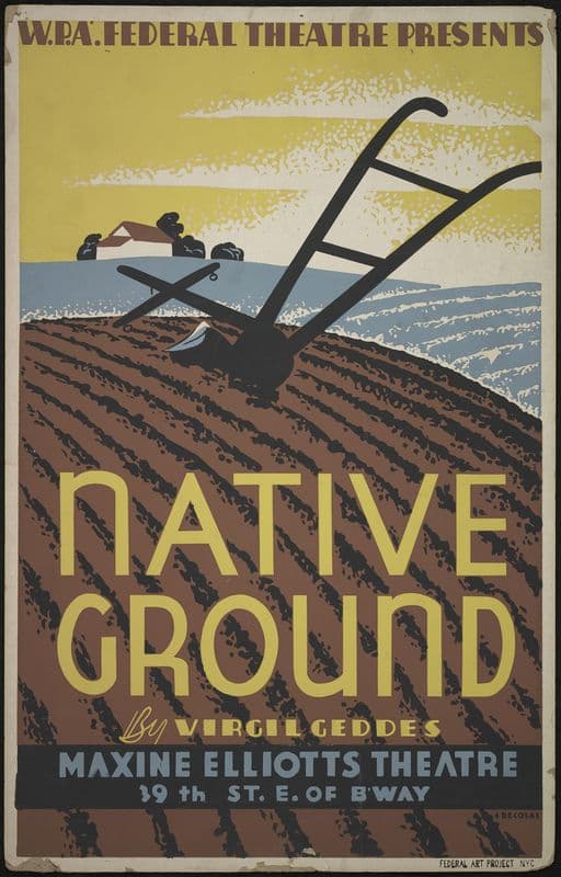 Native Ground (1934-1943) as a canvas print