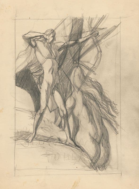 Návrh obálky (Slovenské pohľady) (1940–1944) as a canvas print