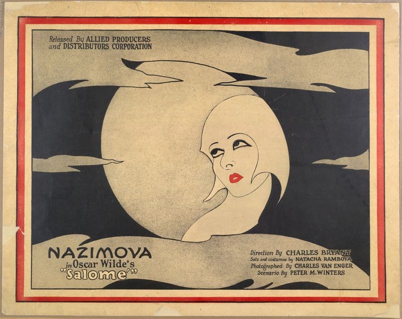 Nazimova in Oscar Wilde’s ‘Salomé’ as a canvas print