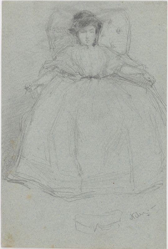 Nelly (1867-1870) as a canvas print