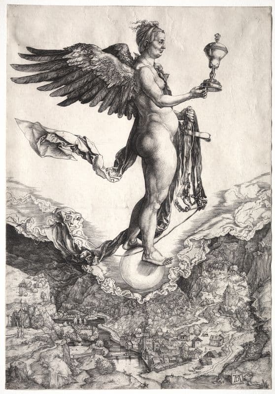 Nemesis (c. 1501–02) as a canvas print