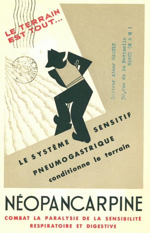 Néopancarpine (1910-1950) as a canvas print