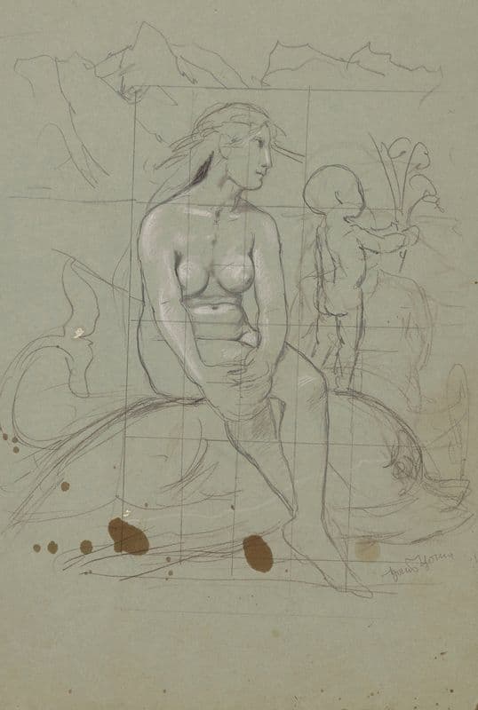 Nereida (1880 - 1920) as a canvas print