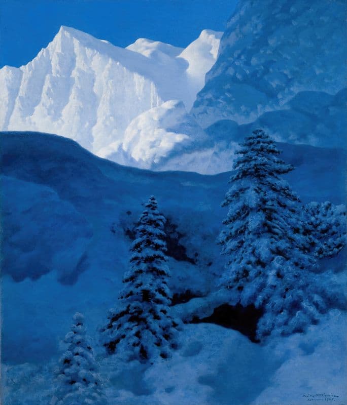 Nest of Winter as a canvas print