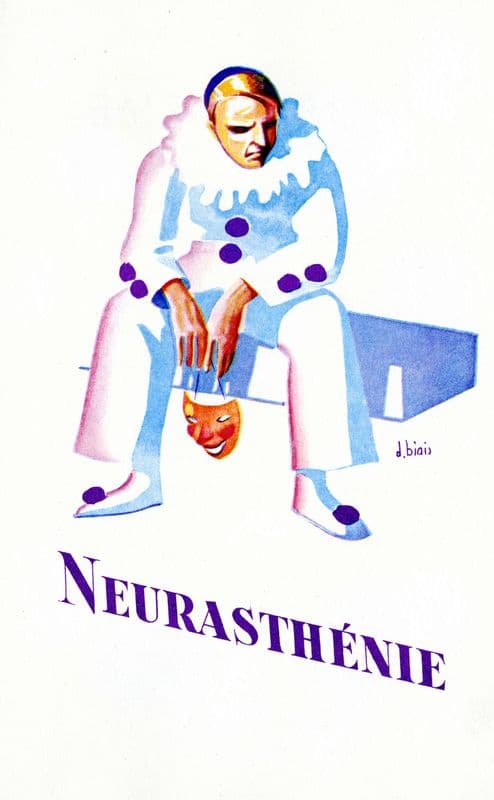 Neurasthénie (1910-1950) as a canvas print