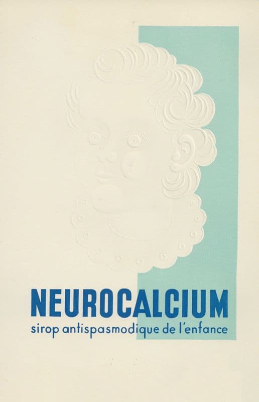 Neurocalcium (1910-1950) as a canvas print