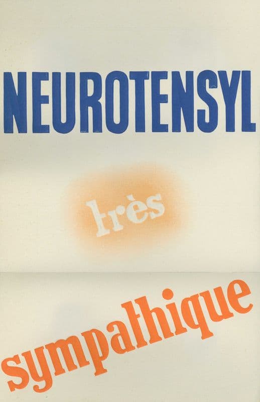 Neurotensyl (1910-1950) as a canvas print