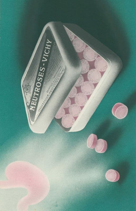 Neutroses-Vichy (1910-1950) as a canvas print