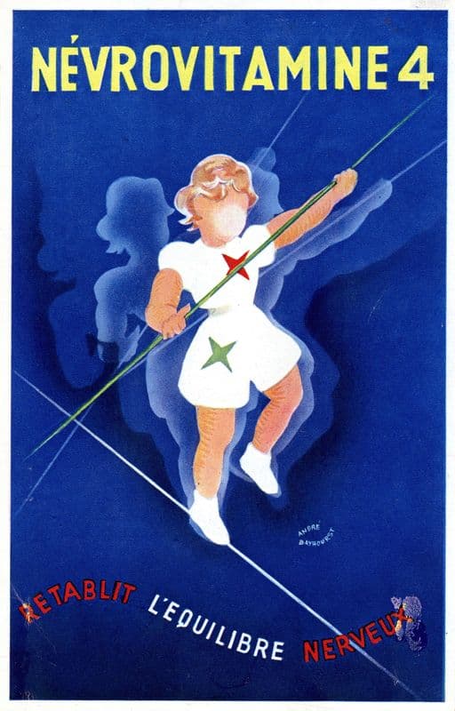 Nevrovitamine 4 (1910-1950) as a canvas print