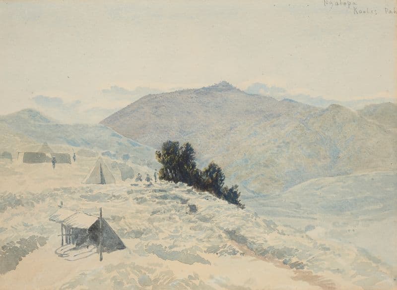 Ngatapa, Te Kooti’s Pa (1868 - 1869) as a canvas print