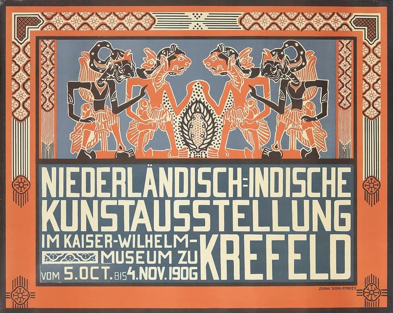 Niederlandisch-Indische Kunstausstellung as a canvas print