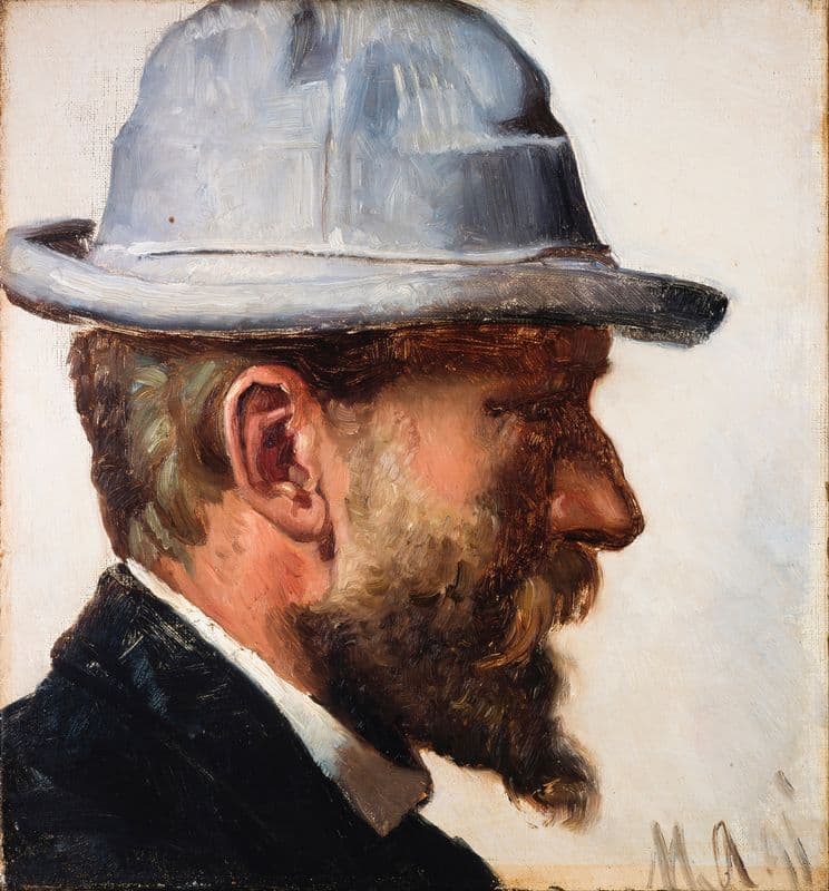 Niels Pedersen Mols as a canvas print