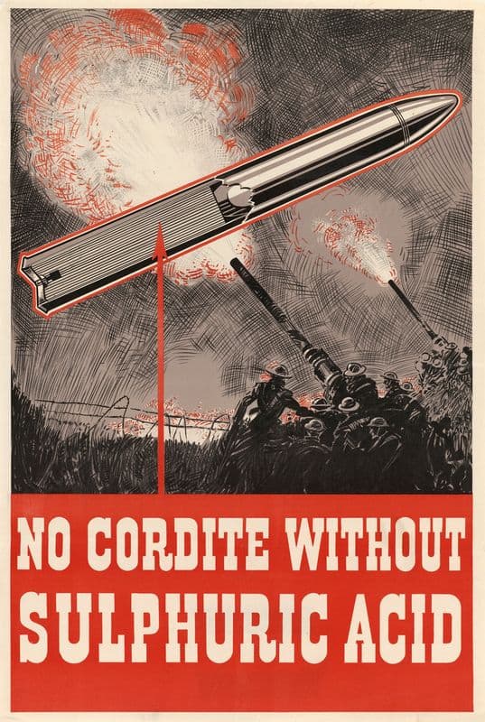 No Cordite Without Sulphuric Acid as a canvas print