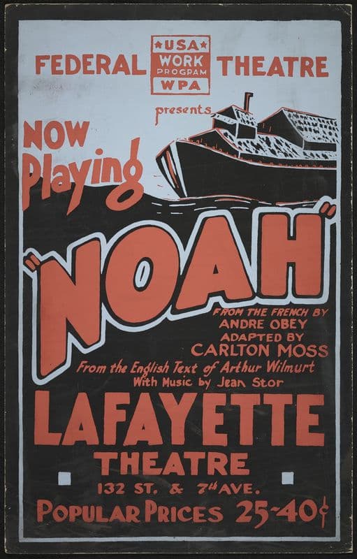 Noah (1934-1943) as a canvas print