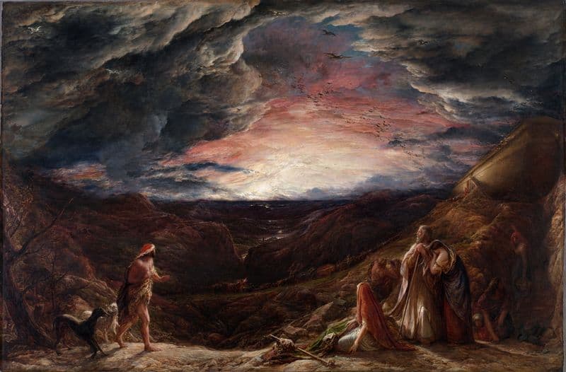 Noah, The Eve of the Deluge as a canvas print