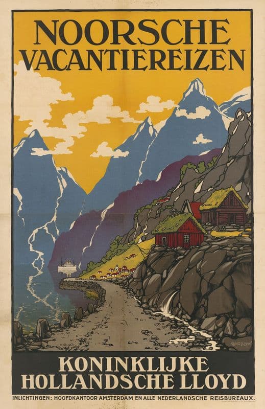 Noorsche Vacantiereizen as a canvas print