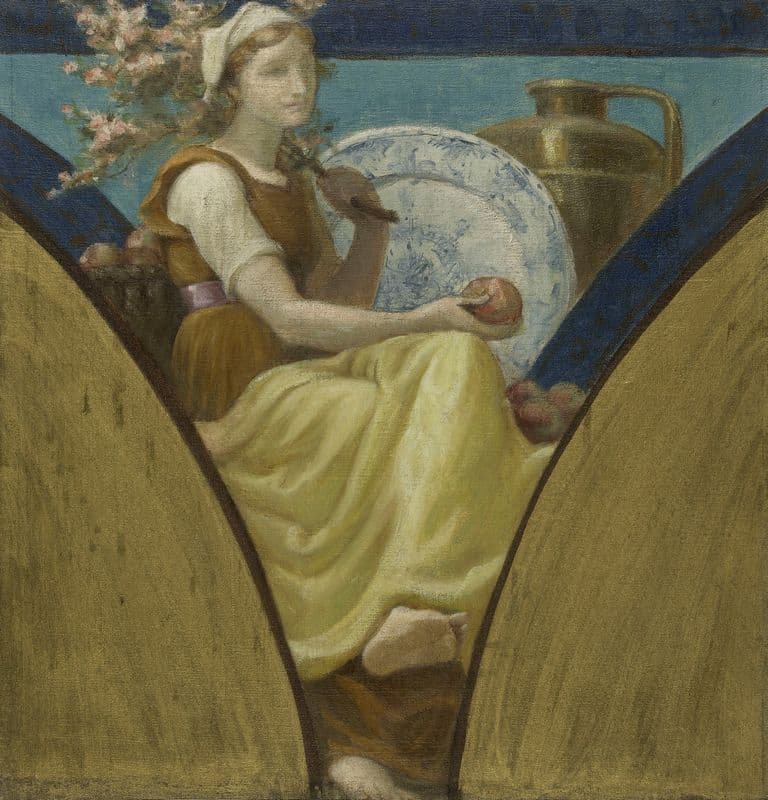 Normandie (Voussure) (1888-1893) as a canvas print