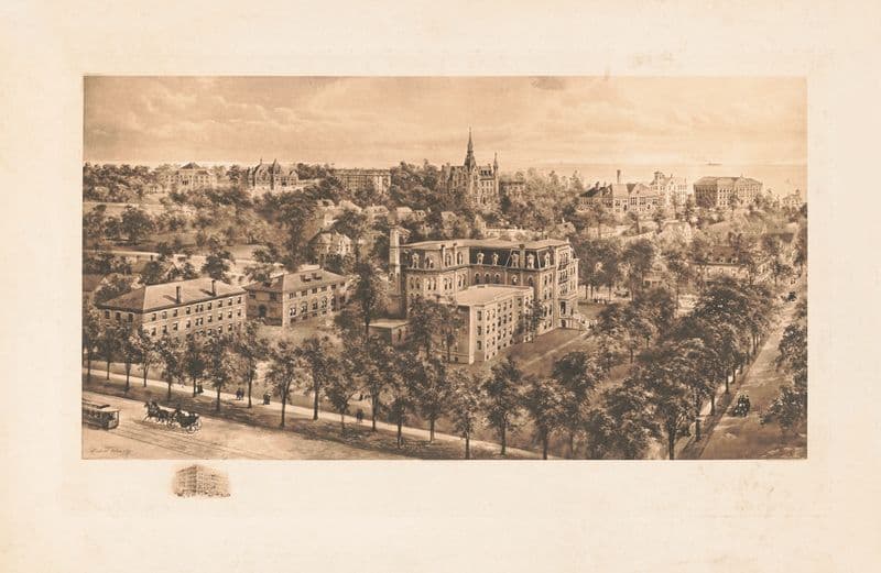 Northwestern University as a canvas print