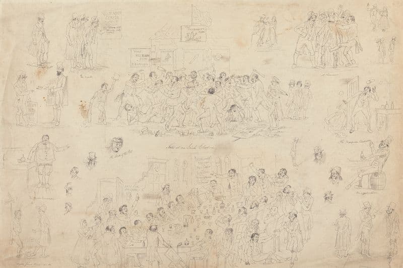 Notes at an Irish Election as a canvas print