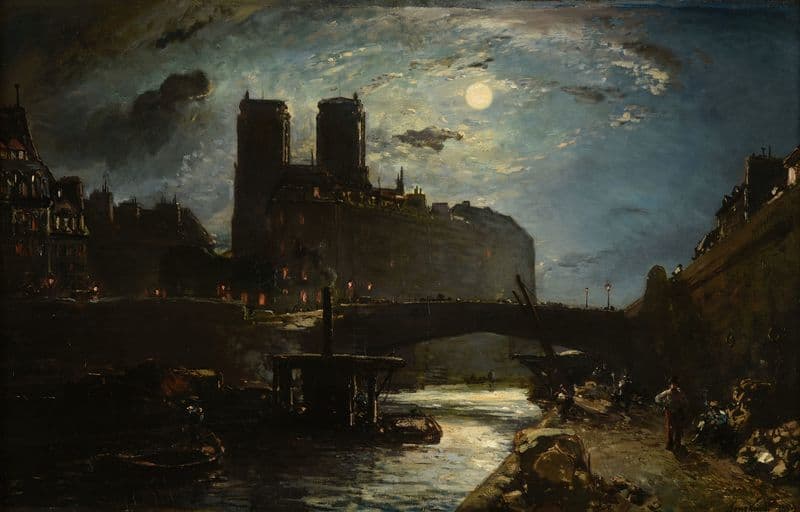 Notre-Dame de Paris as a canvas print