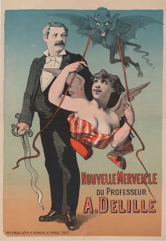 Nouvelle merveille du professeur A. Delille (1885-1886) as a canvas print