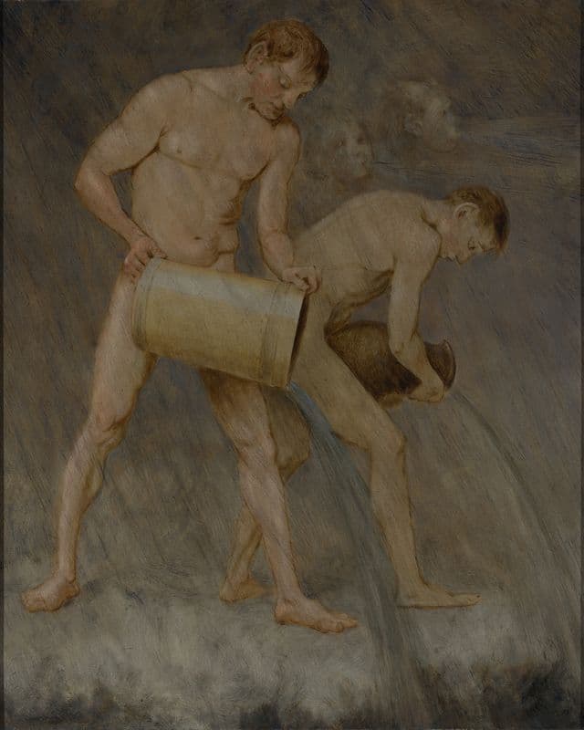 November (die Regengötter) as a canvas print