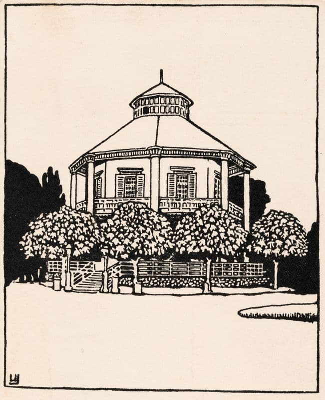 Nr. 135: Wien: Lusthaus im Prater as a canvas print