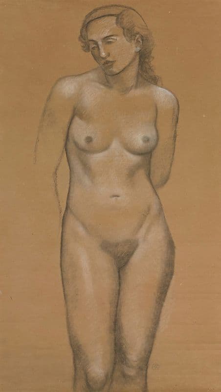 Nu Debout (Iva) as a canvas print