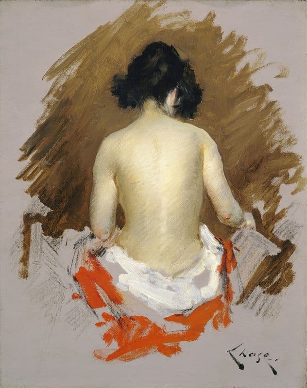 Nude (c. 1901) as a canvas print