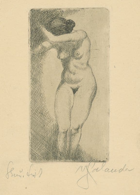 Nude (1930-1931) as a canvas print