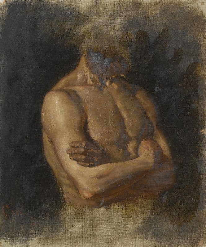 Nude Study as a canvas print