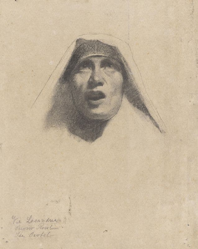 Nun as a canvas print