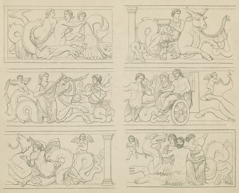 Nuptials of Neptune and Amphitrite as a canvas print