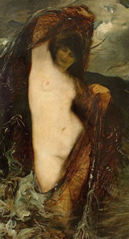 Nymphe as a canvas print