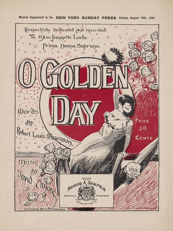 O golden day! as a canvas print