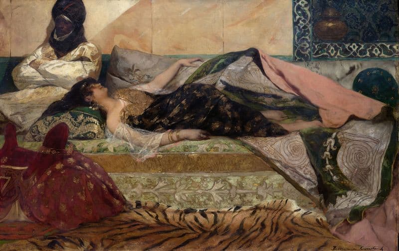 Odalisque as a canvas print